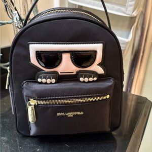 NWT Karl Lagerfeld backpack purse